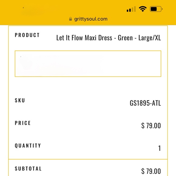 Let It Flow Maxi Dress - Picture 3 of 3